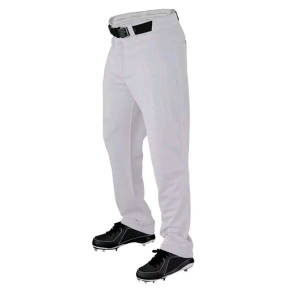 Wilson Baseball Pants Men L White Relaxed Fit Full Leg Wicking Warp Knit NEW - Picture 1 of 13